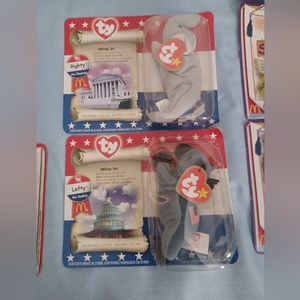 Ty mcdonalds beanie babies 1997 entire collection just missing LIBEARTY errors